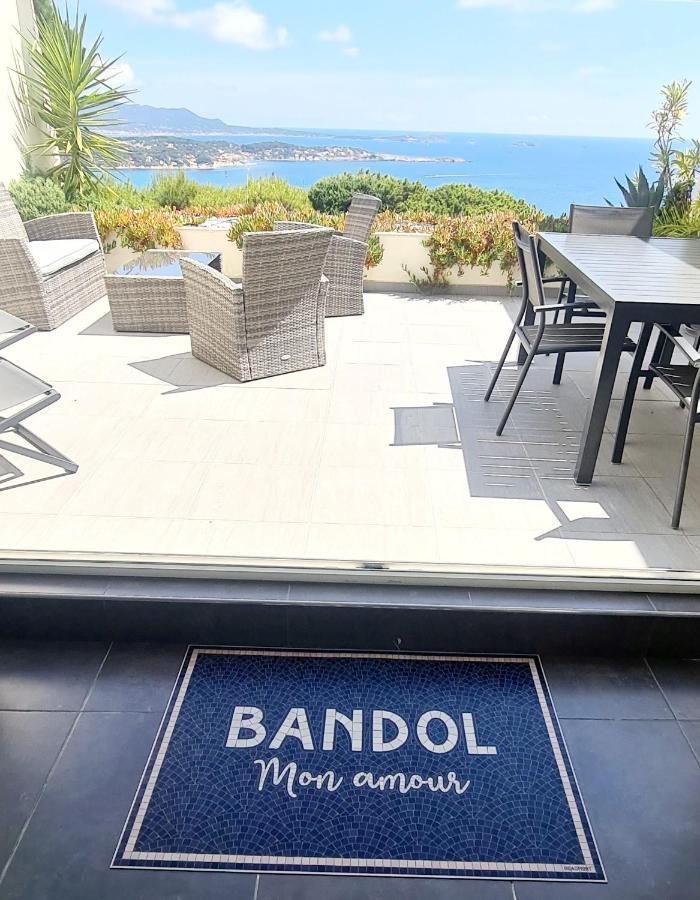 Vue Mer Imprenable Et Piscine Bandol Bagian luar foto